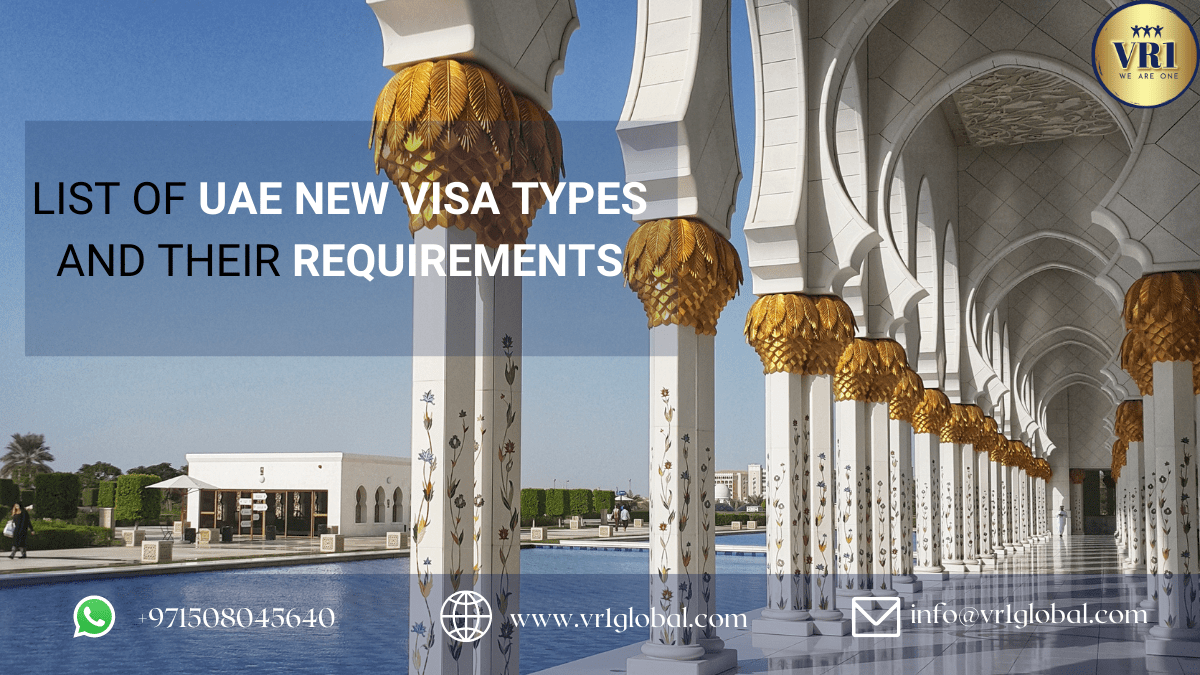 UAE New Visa types